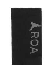 ROA - Logo Socks Black - Accessoires - RBMW079YA04