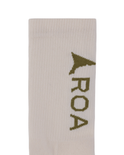 ROA - Logo Socks Bone White - Accessoires - RBMW079YA04