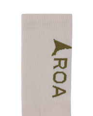 ROA - Logo Socks Bone White - Accessoires - RBMW079YA04