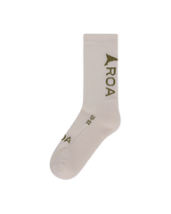 ROA - Logo Socks Bone White - Accessoires - RBMW079YA04