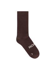 ROA - Logo Socks Dark Brown - Accessoires - RBMW079YA04