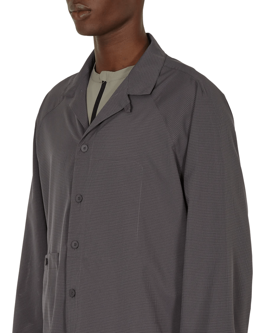 Roa Hiking - Perforated Shirt - Graphite-Chemises-GRY0012