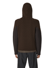 ROA - Flower Stitch Hoodie Brown - Pulls et Sweats - RBMW0292YA28