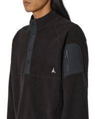 ROA - Polartec Fleece Button Up Black - Pulls et Sweats - RBMW0245FA191