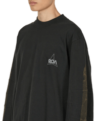 Roa Hiking - Longsleeve Graphic - Black-T-shirts-BLK0001