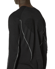 ROA - Long Sleeve Seamless 2.0 Black - T-shirts - RBMW0374FA266