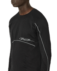 ROA - Long Sleeve Seamless 2.0 Black - T-shirts - RBMW0374FA266