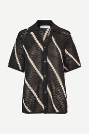 Samsoe Samsoe Femme - Saisha Shirt 15296 - Black Stripes - Chemise - F24200030