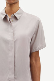 Samsoe Samsoe - Mina SS Shirts 14028 - Gull Gray - Chemise - F21200143