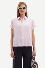 Samsoe Samsoe Femme - Majan ss Shirt 9942 - Lilac Snow - Chemises - F19123672