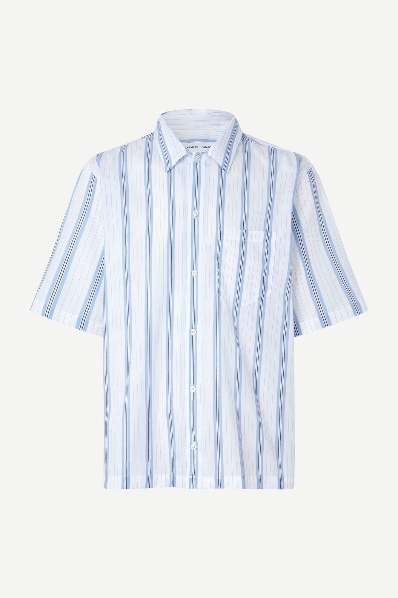 Samsoe Samsoe - Saayo P Shirt 15139 - Blue Stripes - Chemises - M24100054