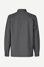 Samsoe Samsoe - Sadamon GO Overshirt 15350 - Dark Grey Melange - Chemises - M24300065