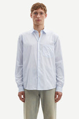 Samsoe Samsoe - Saliam FP Shirt 15139 - Light Blue Stripes - Chemises - M24100038