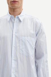 Samsoe Samsoe - Saliam FP Shirt 15139 - Light Blue Stripes - Chemises - M24100038