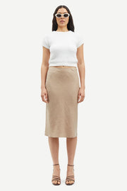 Samsoe Samsoe Femme - Saagneta Skirt 14329 - Chinchilla - Jupes et Pantalons - F24100096