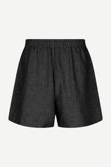 Samsoe Samsoe Femme - Maren String Shorts 14329 - Linen Black - Pantalons et Shorts - F23900001