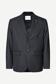 Samsoe Samsoe - Sacho Blazer 15348 - Black Pinstripe - Pantalons et Shorts - M24300082