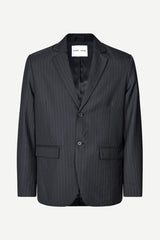 Samsoe Samsoe - Sacho Blazer 15348 - Black Pinstripe - Pantalons et Shorts - M24300082