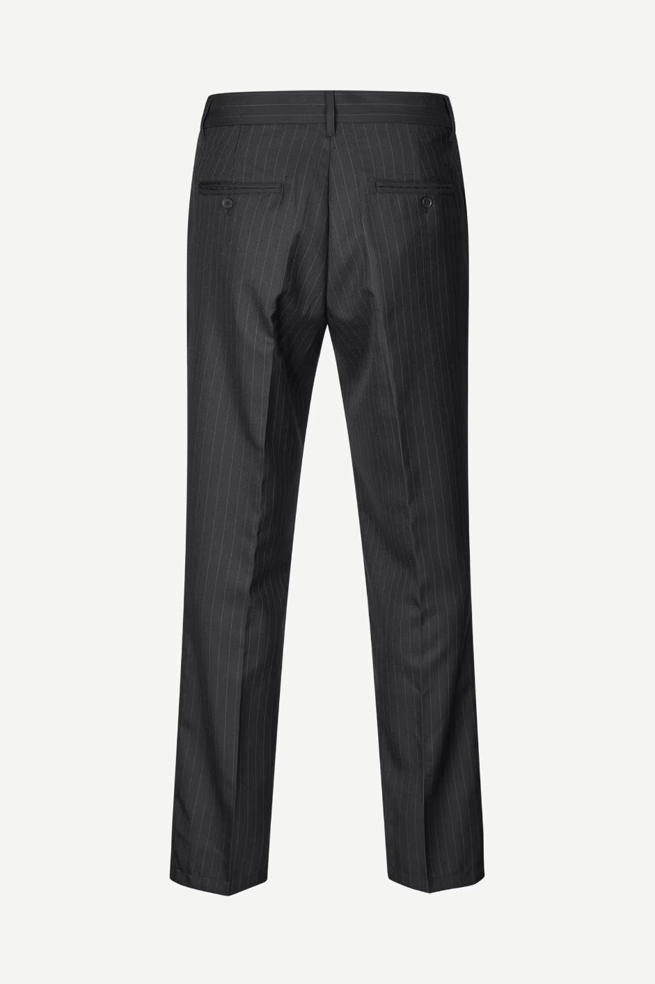 Samsoe Samsoe - Sajohnny Trousers 15348 - Black Pinstripe - Pantalons et Shorts - M24300075