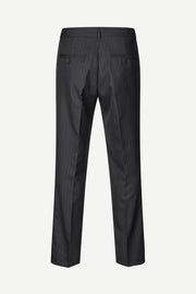 Samsoe Samsoe - Sajohnny Trousers 15348 - Black Pinstripe - Pantalons et Shorts - M24300075