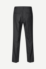 Samsoe Samsoe - Sajohnny Trousers 15348 - Black Pinstripe - Pantalons et Shorts - M24300075