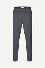 Samsoe Samsoe - Sasmithy Trousers 15346 - Dark Grey Melange - Pantalons et Shorts - M23100079