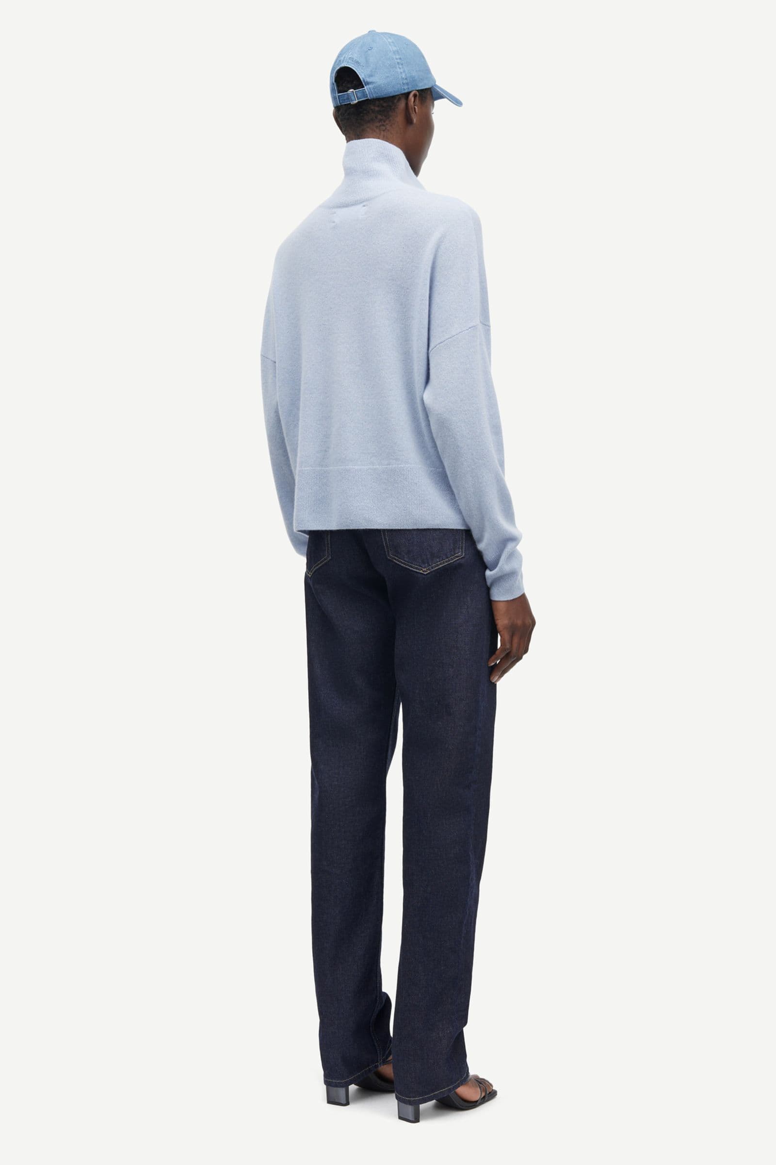 Samsoe Samsoe Femme - Nola T - N 7355 - Subdued Blue - Pulls et Sweats - F18322002