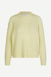 Samsoe Samsoe Femme - Saanour Pointelle Sweater 7355 - Pear Sorbet - Pulls et Sweats - F24100071