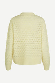 Samsoe Samsoe Femme - Saanour Pointelle Sweater 7355 - Pear Sorbet - Pulls et Sweats - F24100071