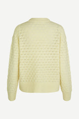 Samsoe Samsoe Femme - Saanour Pointelle Sweater 7355 - Pear Sorbet - Pulls et Sweats - F24100071