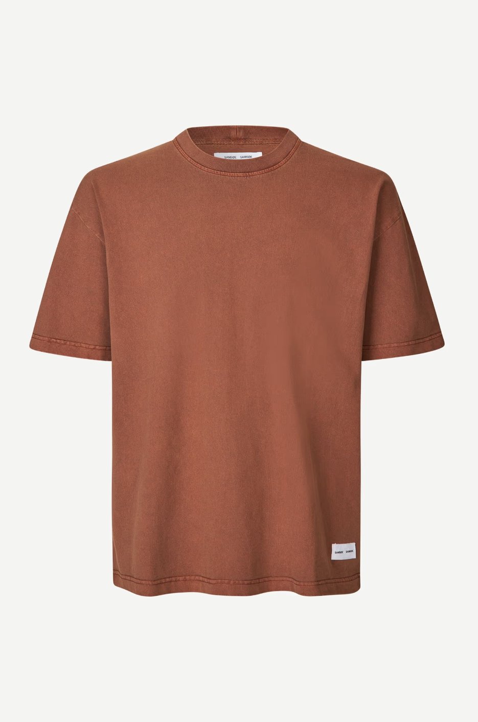 Samsoe Samsoe Homme - Pigment T-shirt 14508 - Cappuccino - T-shirts - M22300090