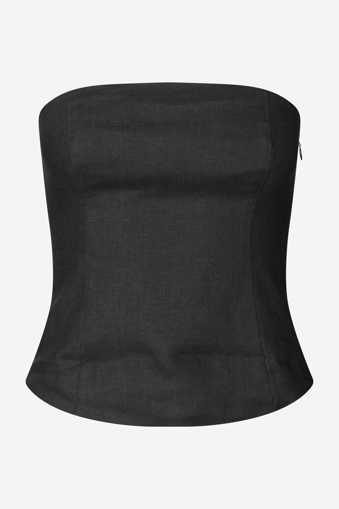 Samsoe Samsoe Femme - Saelynn Top 14329 - Black - Tops - F24100098