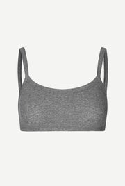 Samsoe Samsoe Femme - Sahara Bra 7542 - Mid Grey Melange - Tops - F24100112