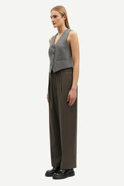 Samsoe Samsoe Femme - Saramona Vest 14930 - Grey Mel - Tops - F24300018