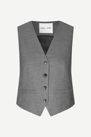 Samsoe Samsoe Femme - Saramona Vest 14930 - Grey Mel - Tops - F24300018