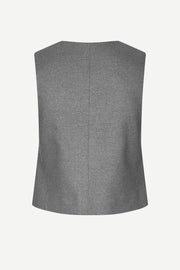 Samsoe Samsoe Femme - Saramona Vest 14930 - Grey Mel - Tops - F24300018