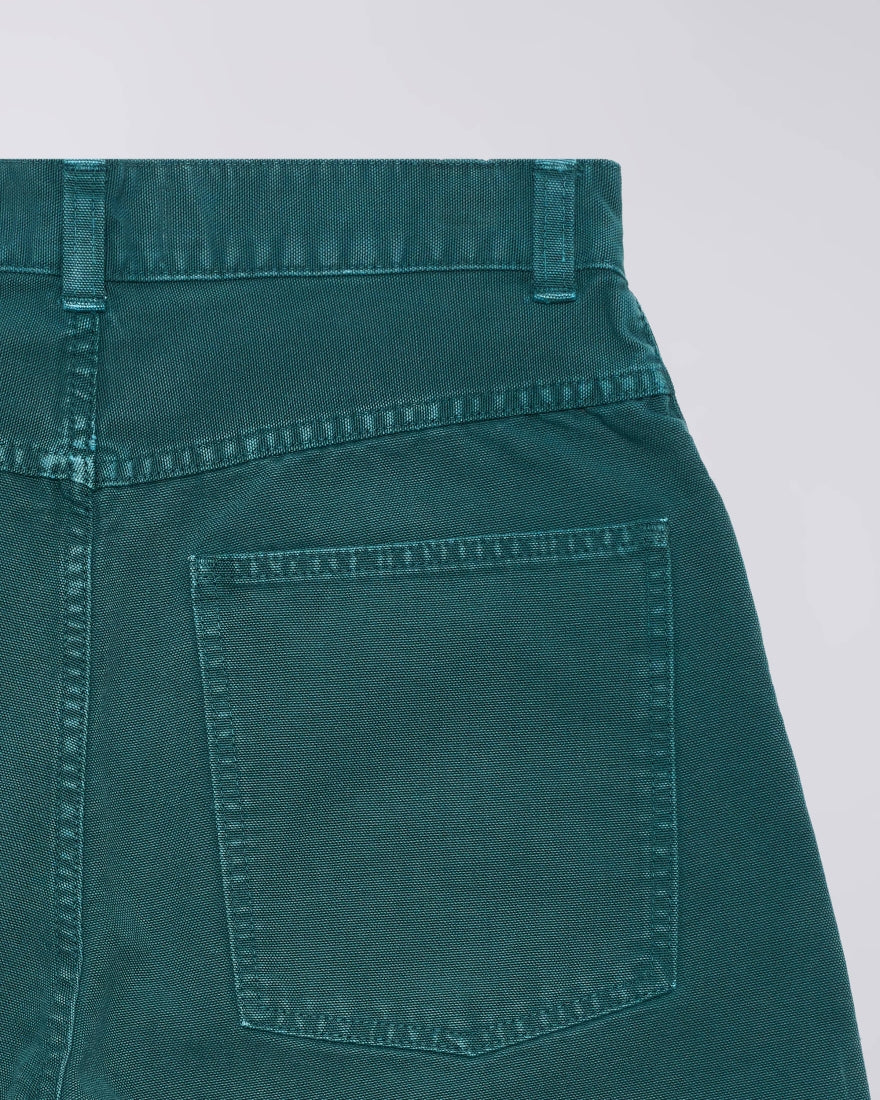 Edwin - Double Knee Worker Short - Mediterranea green