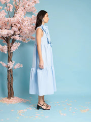 Sister Jane - Skye Bow Midi Dress - Baby Blue-Robes-