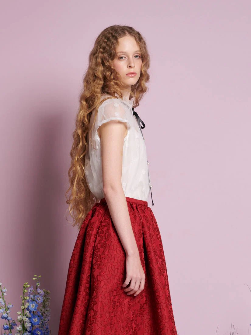 Sister Jane - Starflower Blouse - Pearled White - Tops - BL1258WHT