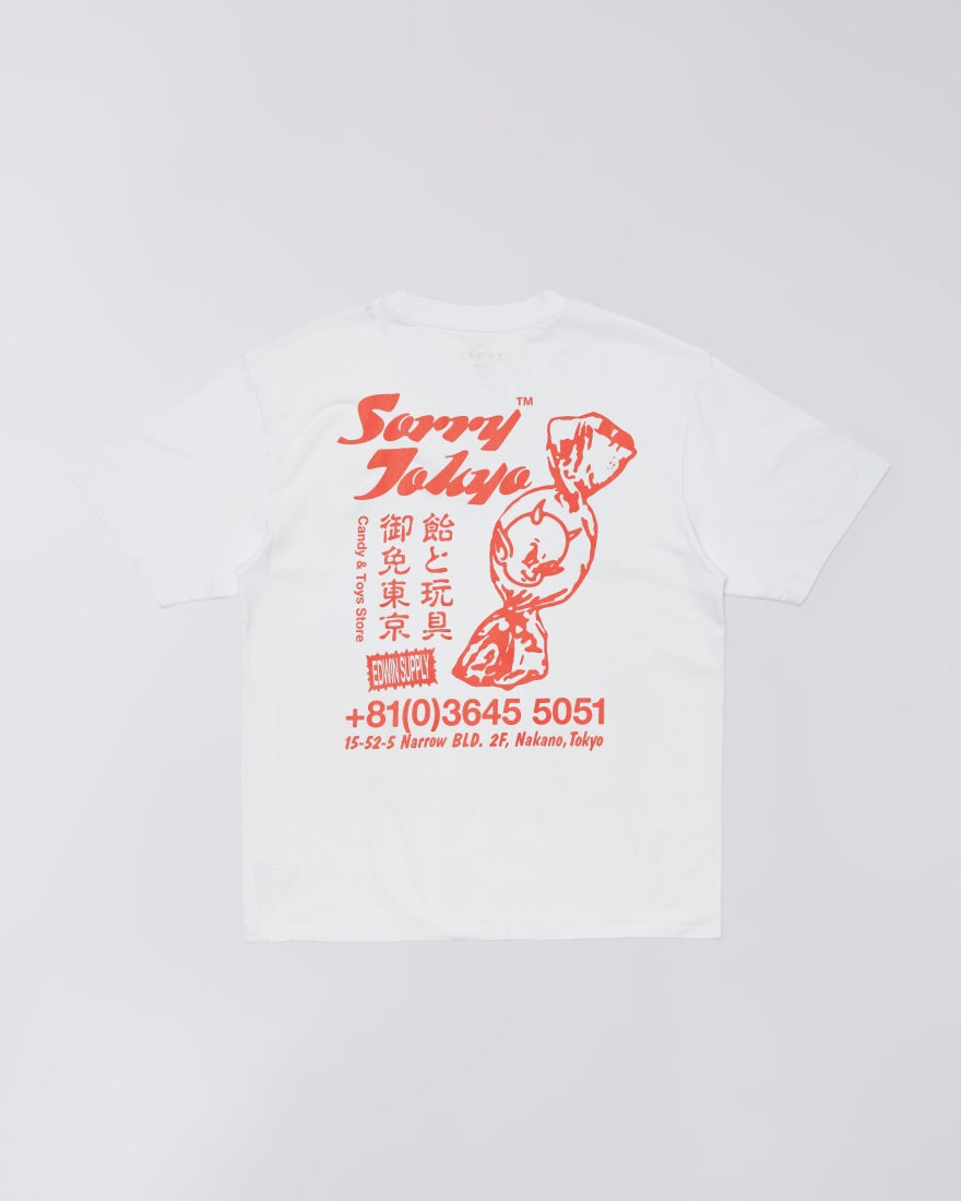 Edwin - T-shirt Sorry Tokyo - White