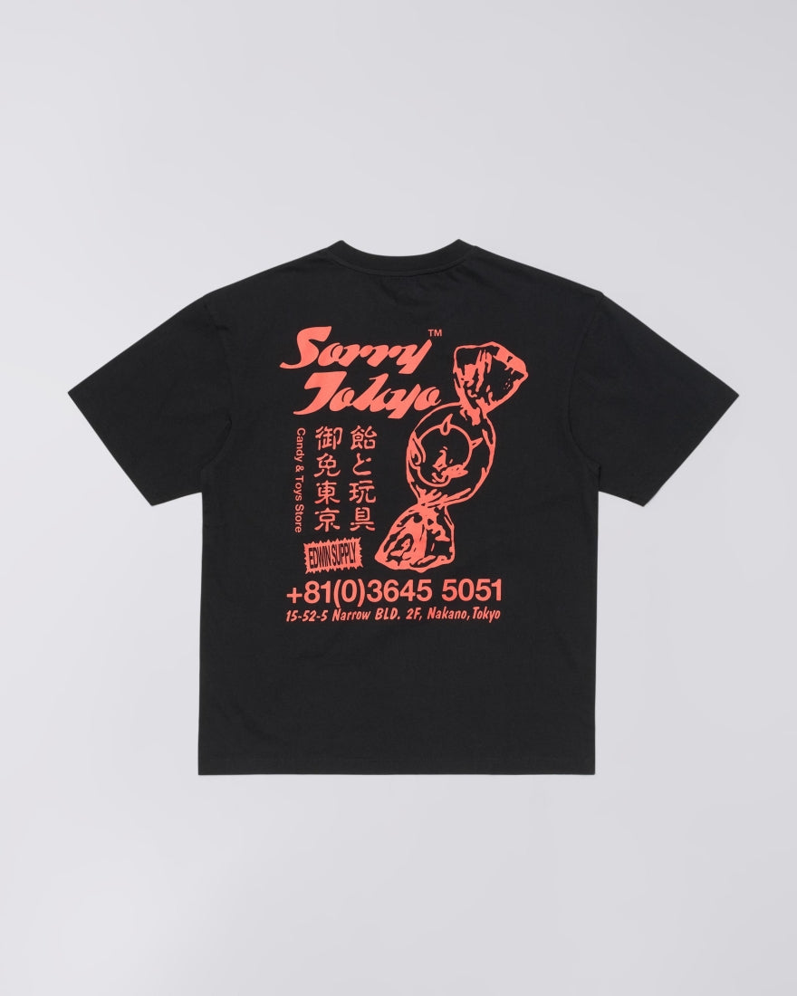 Edwin - T-shirt Sorry Tokyo - Black