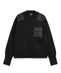 Taion - Crewneck Pullover KN100PML - Black - Pulls et Sweats - KN100PML - 1