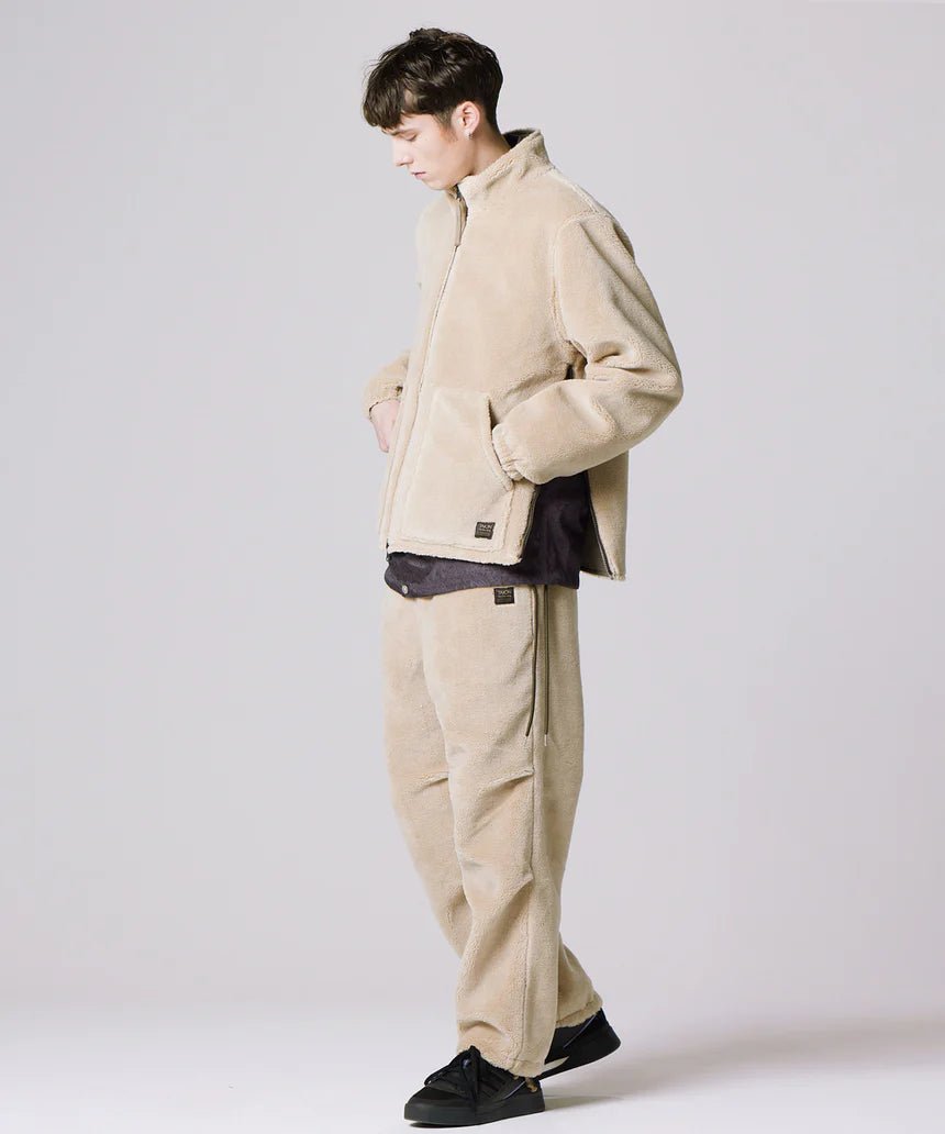 Taion - High Neck Jacket R102ZBNDML - Light Mocha & Beige - Vestes et Manteaux - TAION - R102ZBNDML - 1