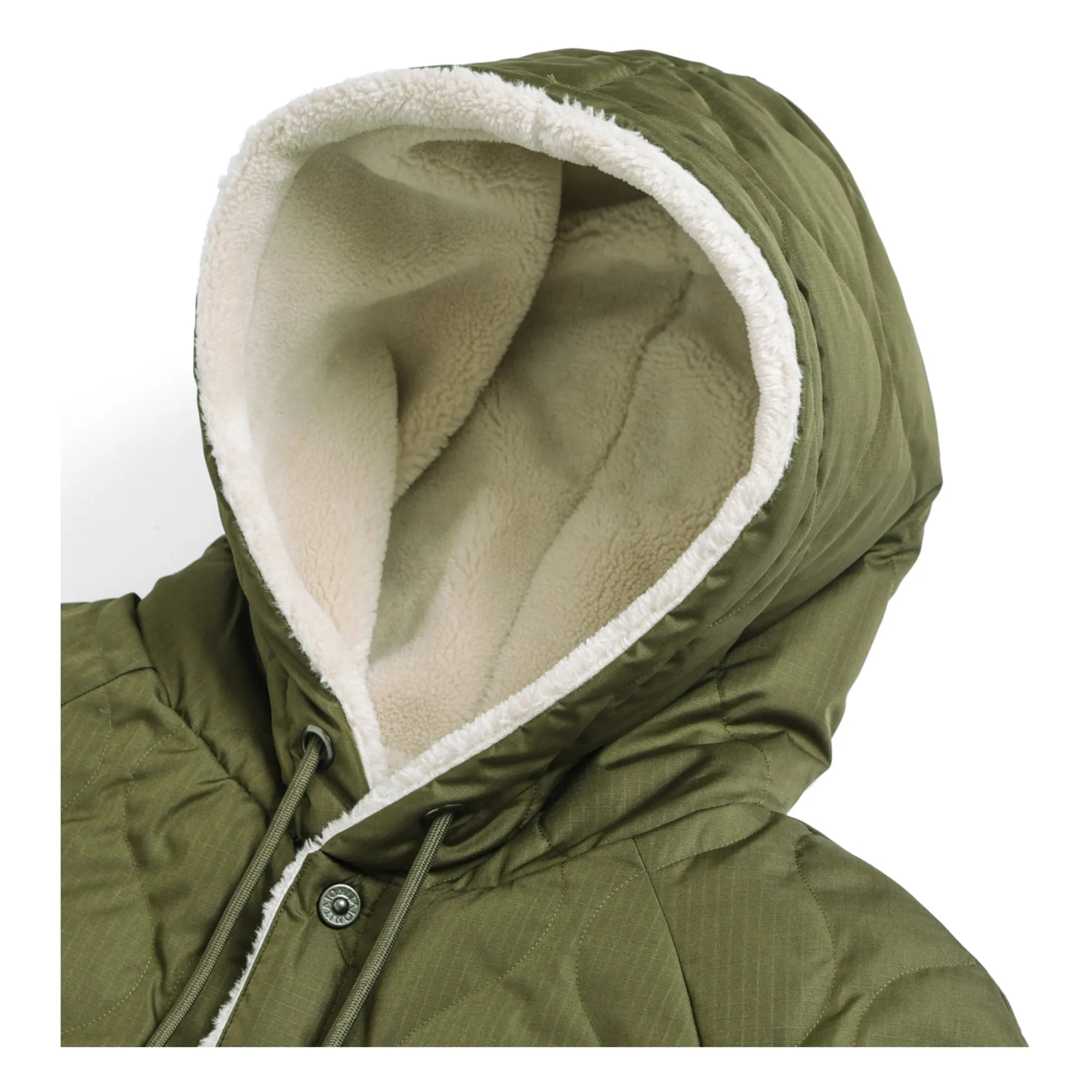 Taion - Military Down Cape - D. Olive x Cream - Vestes et Manteaux - TAION-CPML-1