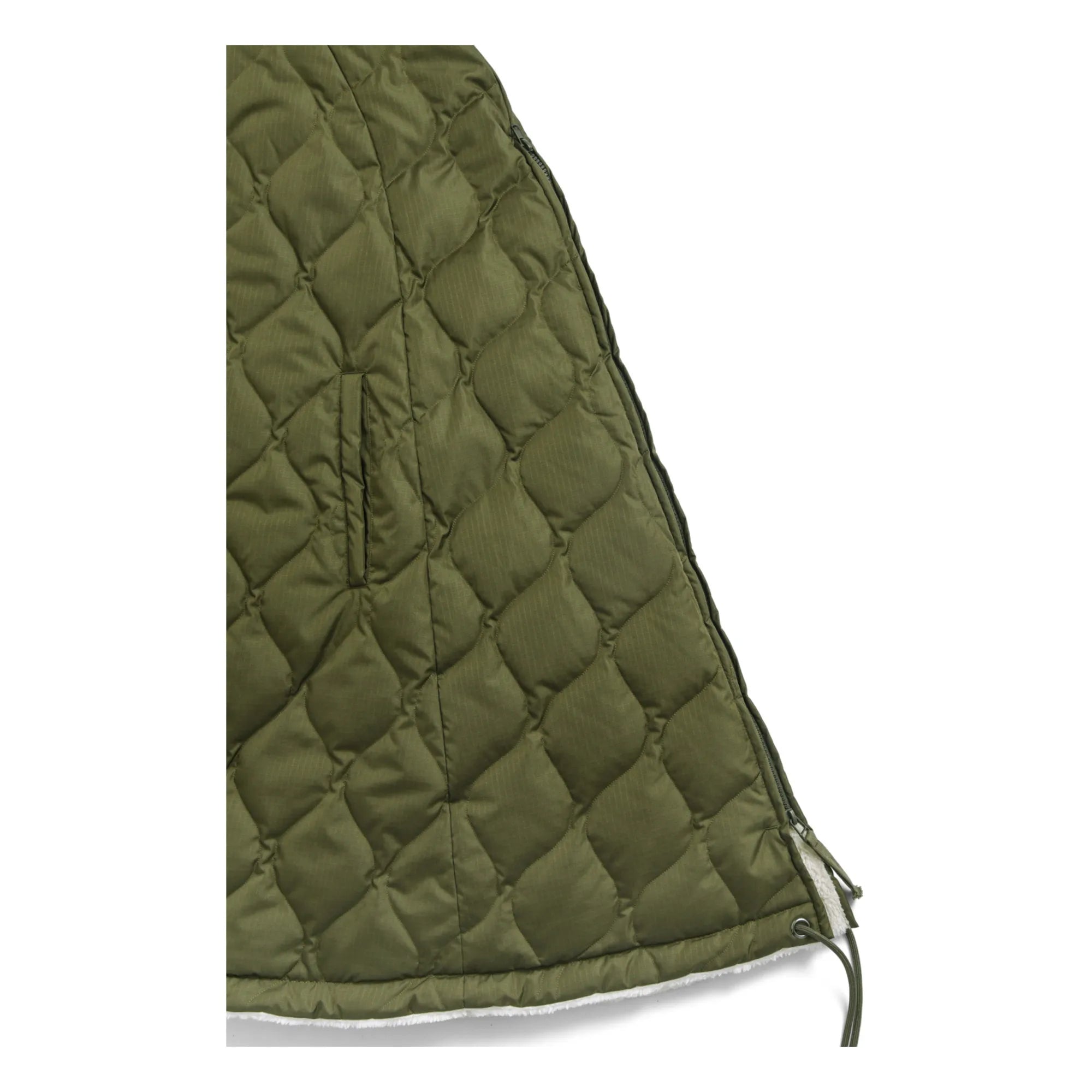 Taion - Military Down Cape - D. Olive x Cream - Vestes et Manteaux - TAION-CPML-1