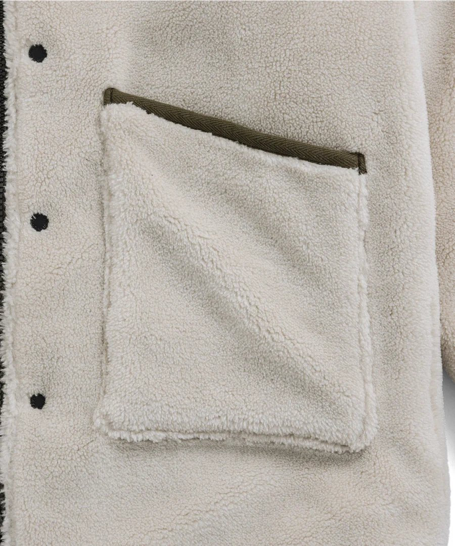 Taion - Military Reversible Down + Boa Jacket - D. Choco/ Beige - Vestes et Manteaux - TAION-R119ZBML-1