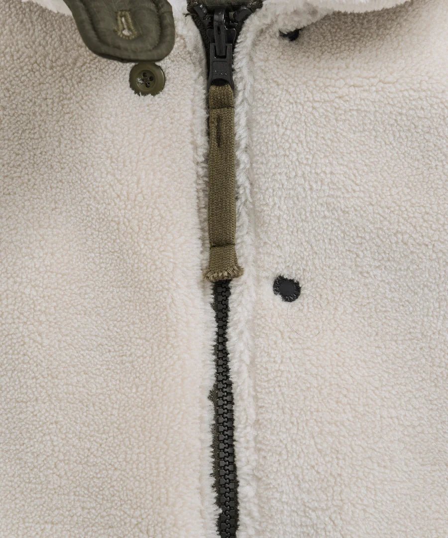 Taion - Military Reversible Down + Boa Jacket - D. Choco/ Beige - Vestes et Manteaux - TAION-R119ZBML-1