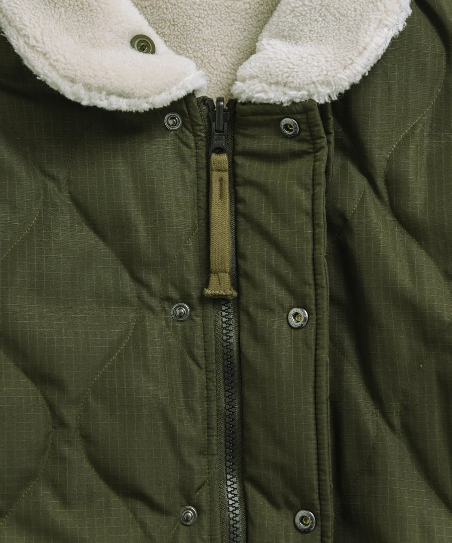 Taion - Military Reversible Down + Boa Jacket - D. Choco/ Beige - Vestes et Manteaux - TAION-R119ZBML-1