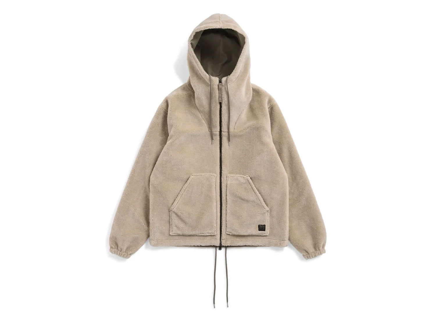 Taion - Non down military reversible boa hoodie jacket - L. Mocha/beige - Vestes et Manteaux - R106NDZML-1