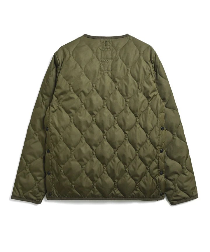 Taion - Unisex military crew neck down jacket - Dark Olive - Vestes et Manteaux - 104B2ML-1